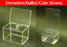 Donation Ballot Coin Boxes